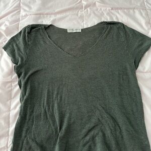 Green Urban Outfitters t shirt.